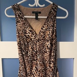 Ralph Lauren leopard print flowy dress size 4